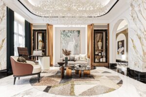 Rumah mewah modern classic dengan desain elegan dan timeless oleh HnD architects